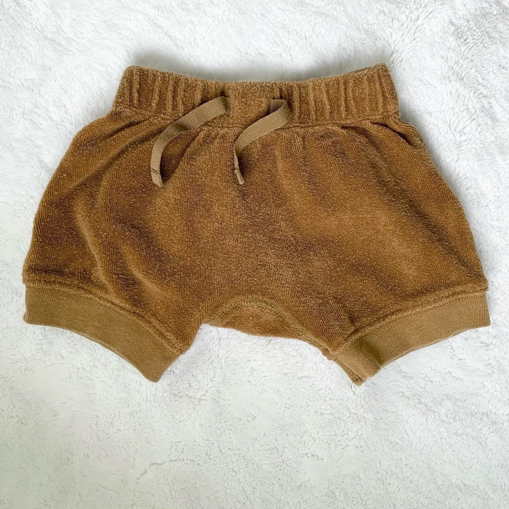Oliver & Rain Organic Cotton Baby Shorts, Size 6M